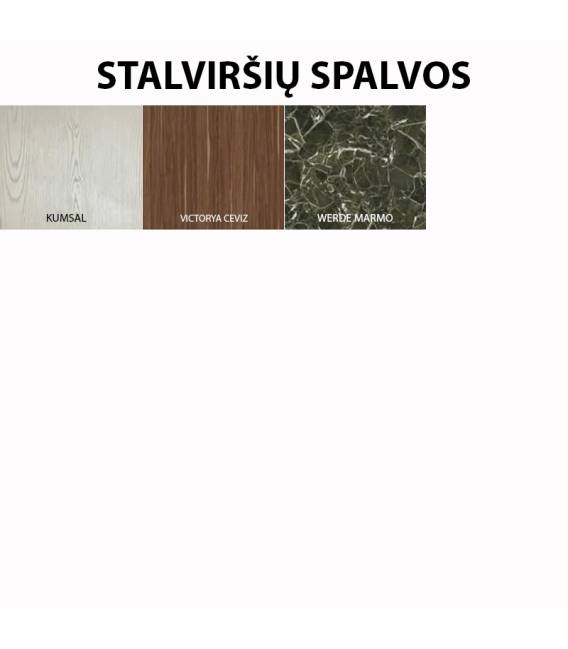 Išskleidžiamas stalas PAPAYA 162(228)x90 light beton