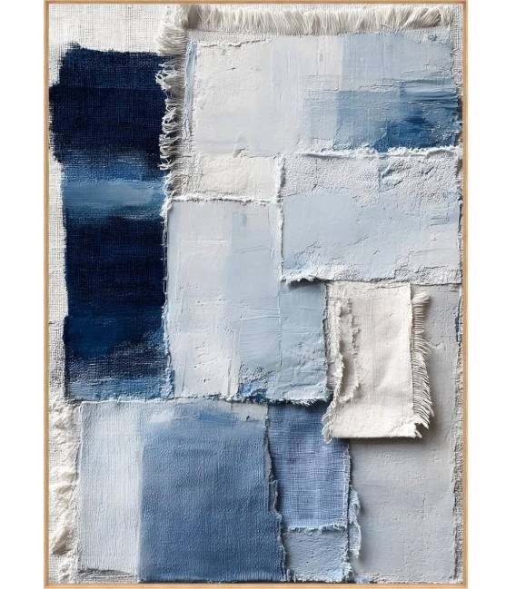 Paveikslas ABSTRACT-B 103x143 mėlynas