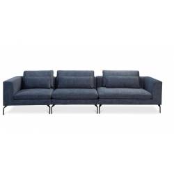Sofa LOKO 284x112 tamsiai pilka