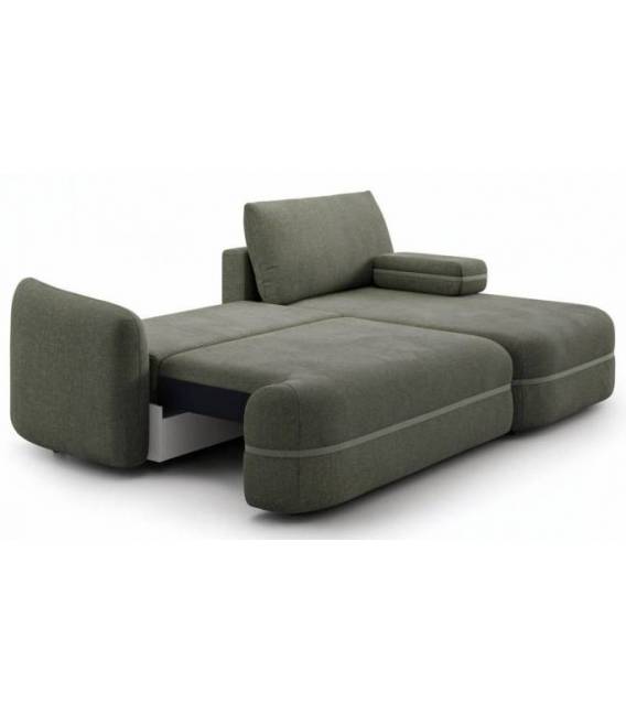 Minkštas kampas LOSH 245x161 žalias