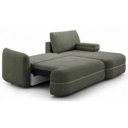 Minkštas kampas LOSH 245x161 žalias