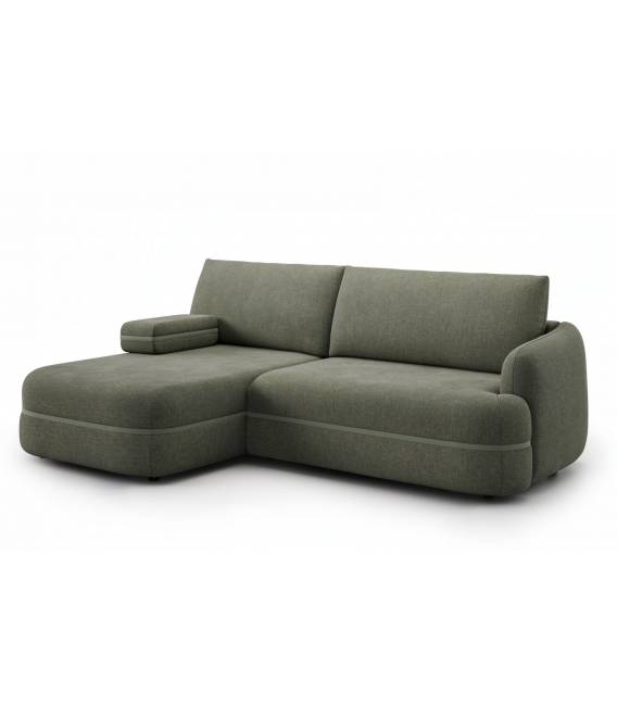 Minkštas kampas LOSH 245x161 žalias