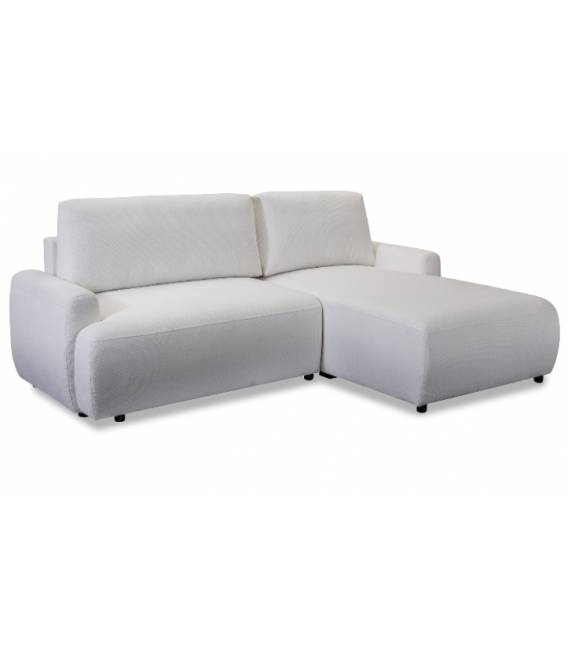 Minkštas kampas MILLI 253x160 baltas