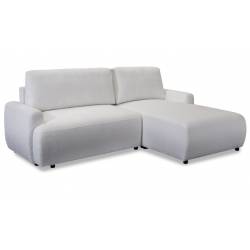 Minkštas kampas MILLI 253x160 baltas