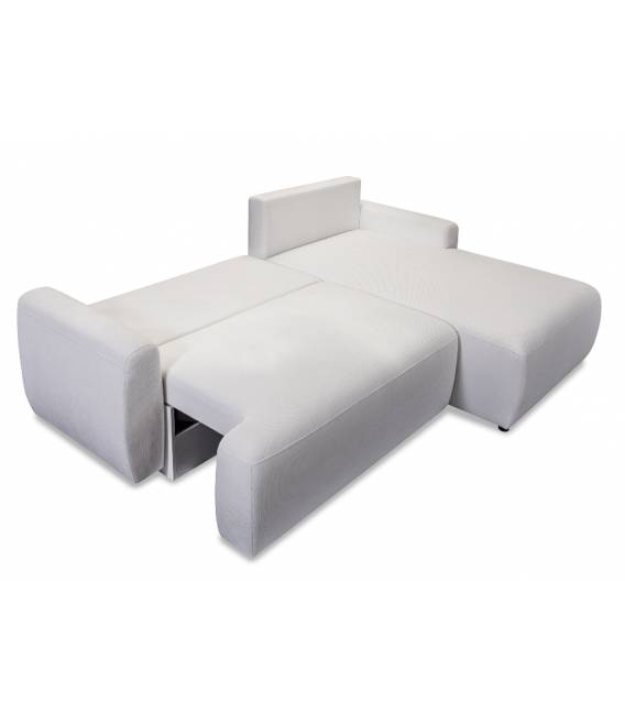 Minkštas kampas MILLI 253x160 baltas