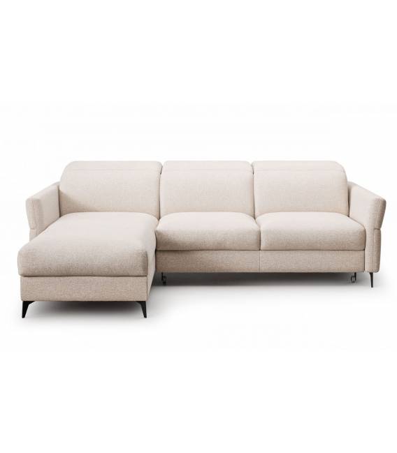 Minkštas kampas DONRA 241x178 rusvas