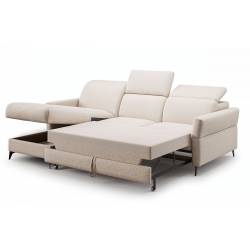 Minkštas kampas DONRA 241x178 rusvas