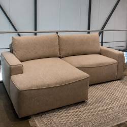 Minkštas kampas LILLY 233x144 rusvas