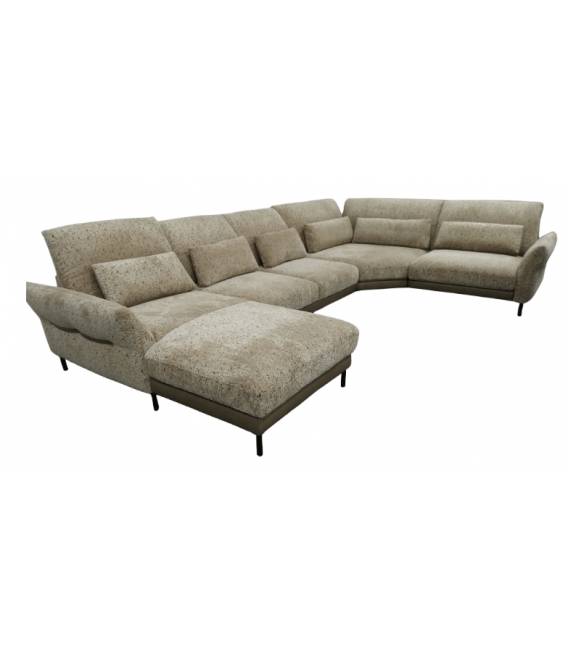 Minkštas kampas KEZZO U 430x281 rusvas