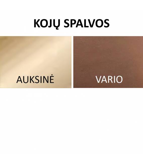 Komoda OLIO 165x42 ruda/juoda