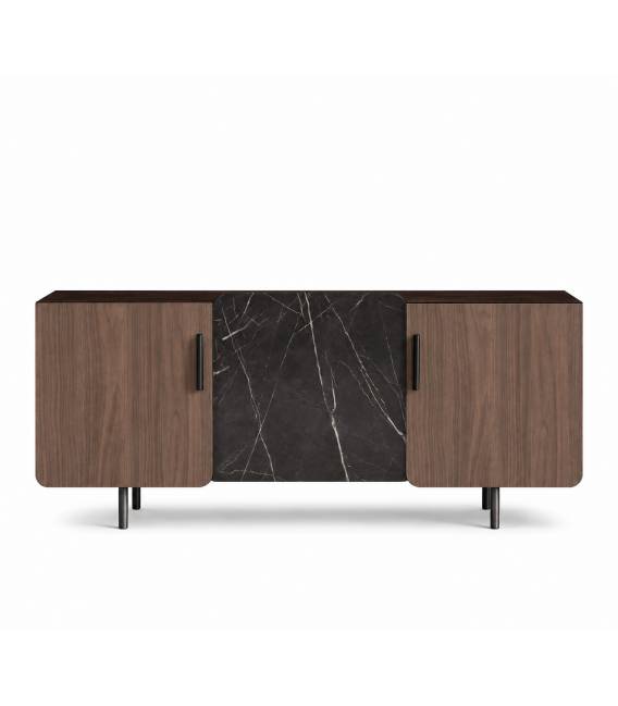 Komoda OLIO 165x42 ruda/juoda