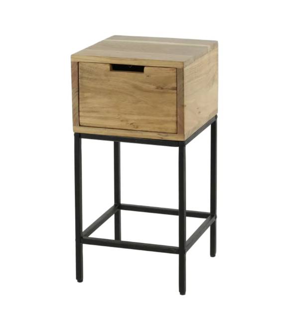 Naktinė spintelė FLAT 30x30 ruda