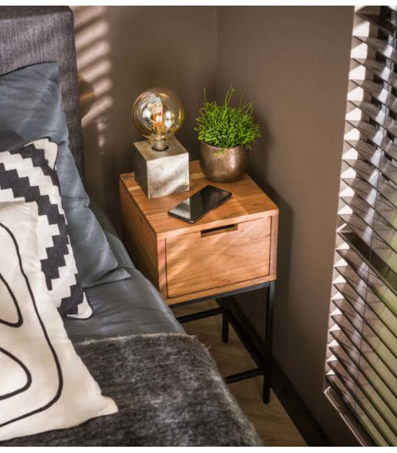 Naktinė spintelė FLAT 30x30 ruda