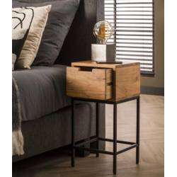 Naktinė spintelė FLAT 30x30 ruda
