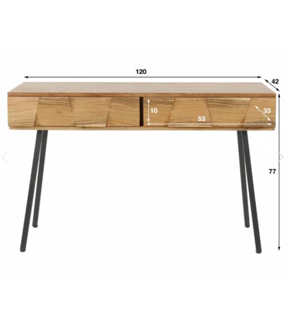 Konsolė DEMN 120x42 ruda