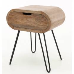 Naktinė spintelė BARREL 35x50 ruda