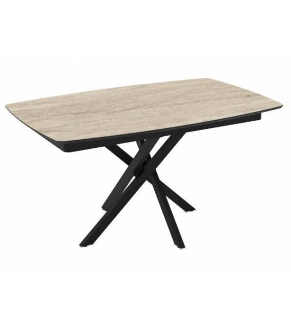 Išskleidžiamas stalas LISI 145(185)x90 traverten