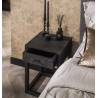 Naktinė spintelė BLACK SQUARE 35x35 juoda