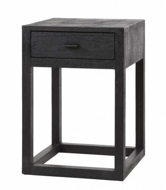 Naktinė spintelė BLACK SQUARE 35x35 juoda