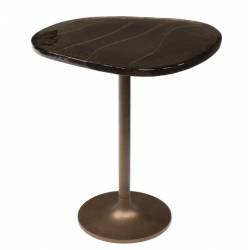 Šoninis staliukas ECLIPSE 50x42 rudas