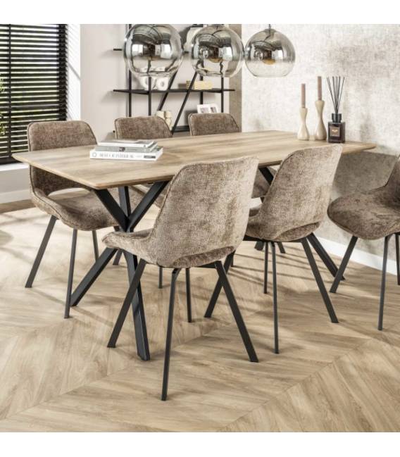 Kėdė SWIVEL ruda