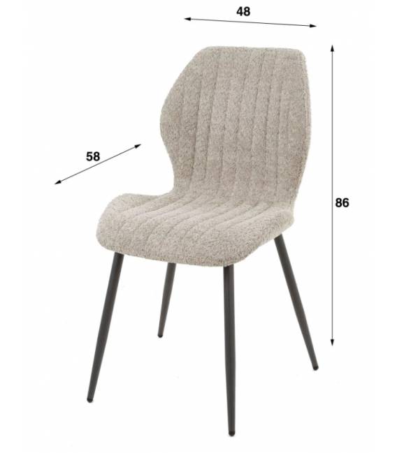 Kėdė BOBLE smėlio