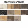 Išskleidžiamas apvalus stalas GUFO Ø120(196) ąžuolo