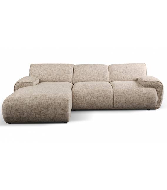 Minkštas kampas ENZO 263x170 rusvas