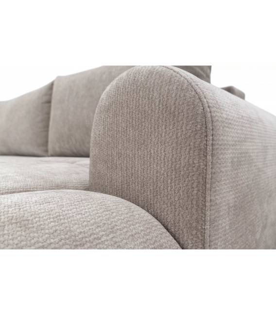 Minkštas kampas LURIO 340x165 smėlio