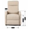 Fotelis NAGI beige