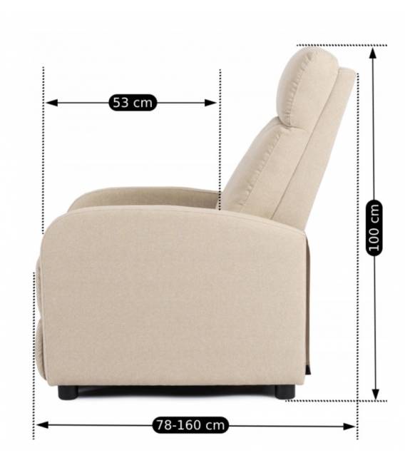 Fotelis NAGI beige