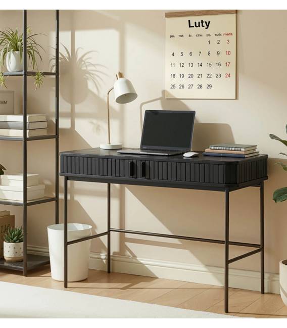 Darbo stalas SHIRI 120x48 juodas