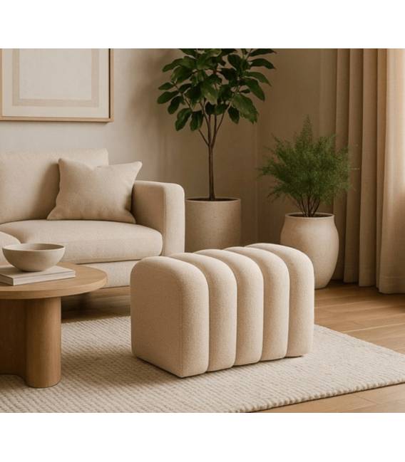 Pufas KARBON beige