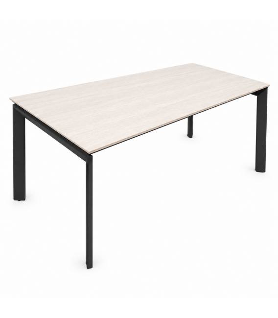 Išskleidžiamas stalas LOREO 110(160)x80 rusvas