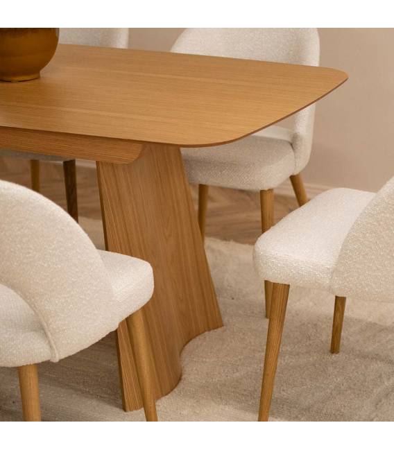 Išskleidžiamas stalas SFERA 180(230)x90 šviesaus ąžuolo