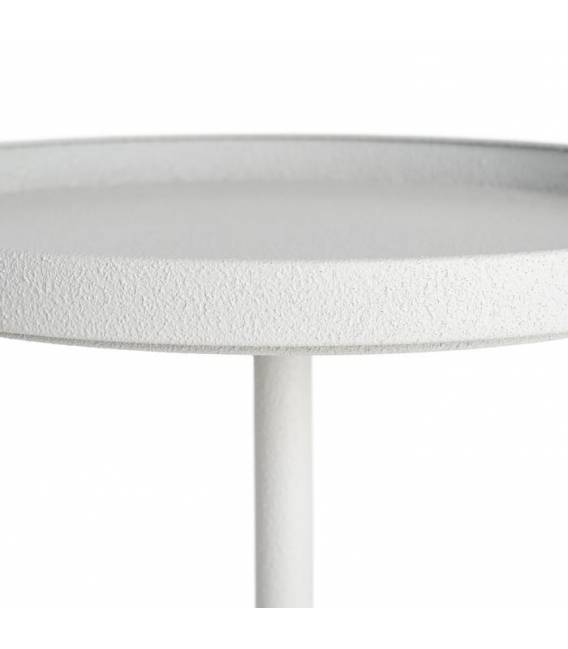 Šoninis staliukas MELORI Ø45 baltas