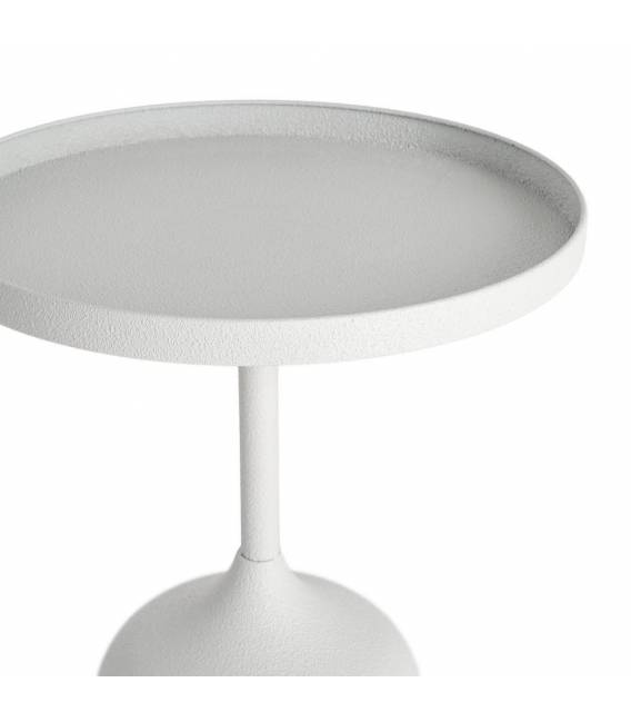 Šoninis staliukas MELORI Ø45 baltas