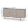 Komoda RENE 170x40 ruda