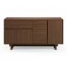 Komoda CAPRI 146x40 tamsiai ruda