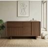 Komoda CAPRI 146x40 tamsiai ruda