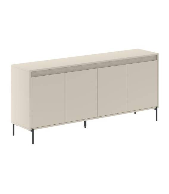Komoda MOTT 180x44 kreminė