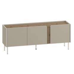 TV spintelė NORM 140x36 kreminė/ruda