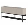 Komoda AMIRA 180x40 smėlio/juoda