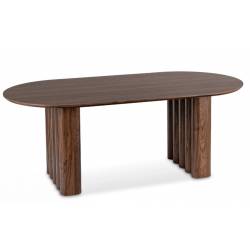 Stalas DORIA 200x100 tamsiai rudas