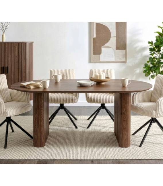 Stalas DORIA 200x100 riešuto