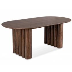Stalas DORIA 200x100 tamsiai rudas