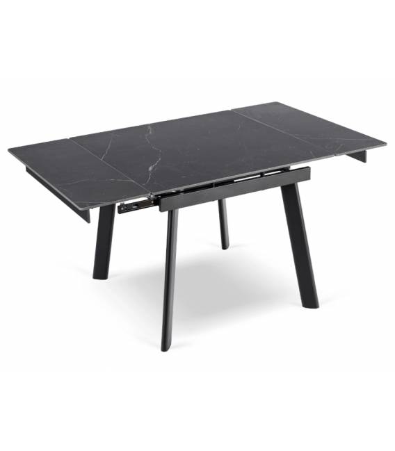 Išskleidžiamas stalas RALES 90(150)x90 juodas
