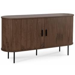 Komoda SIHRI 140x40 tamsiai ruda