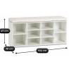Suoliukas ALEN 104x30 baltas