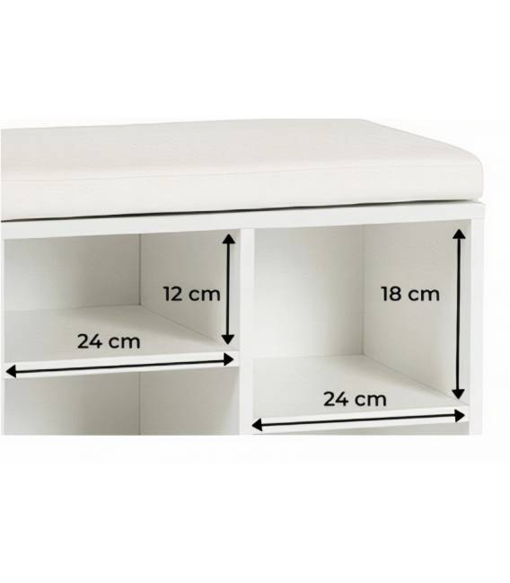 Suoliukas ALEN 104x30 baltas